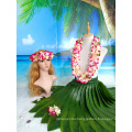 Handmade Artificial Silk Plumeria Flower Leis